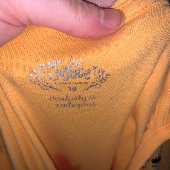 Justice Hoodie Tie-Dye Top - Picture 3 of 3